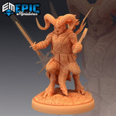 Satyr Armored Fighting 3D-printed model